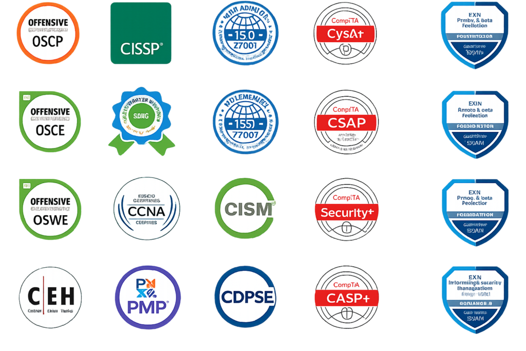 Certificações do time Next4Sec